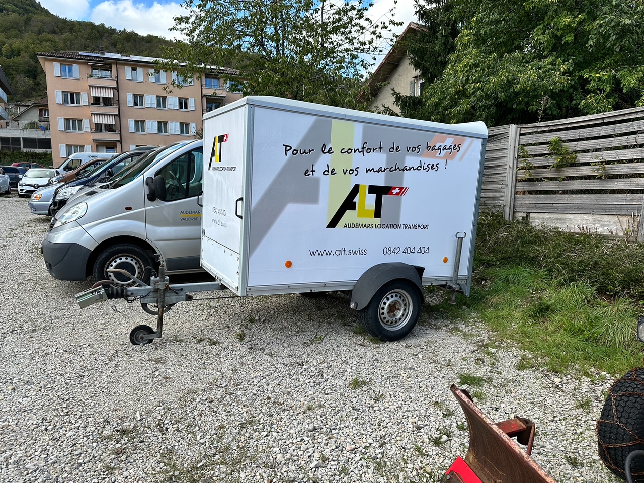 Audemars Location SA Location de remorque a Vallorbe